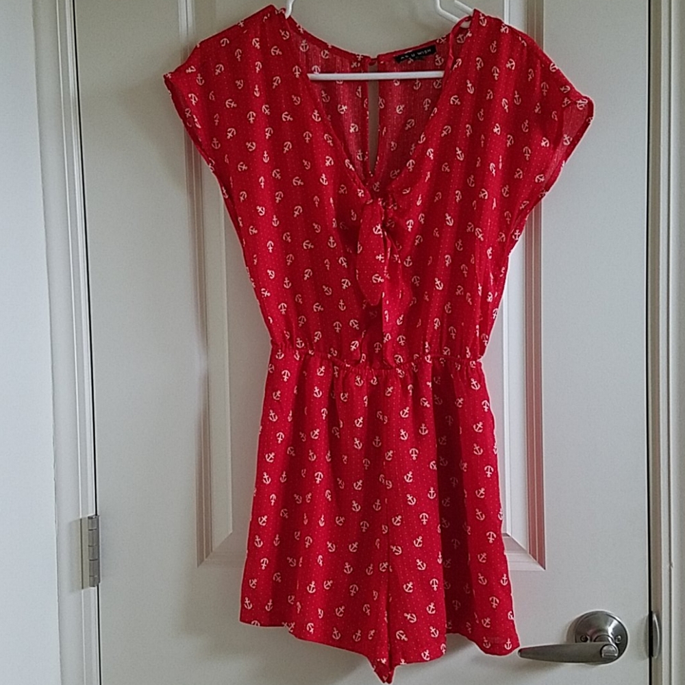 Romper with Anchors